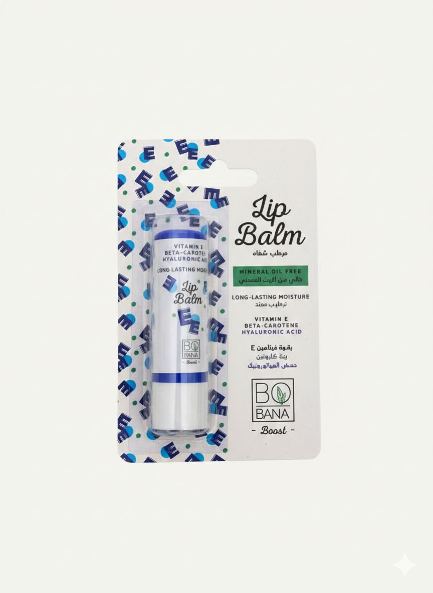 Bobana Lip Balm With Vitamin E & Hyaluronic Acid