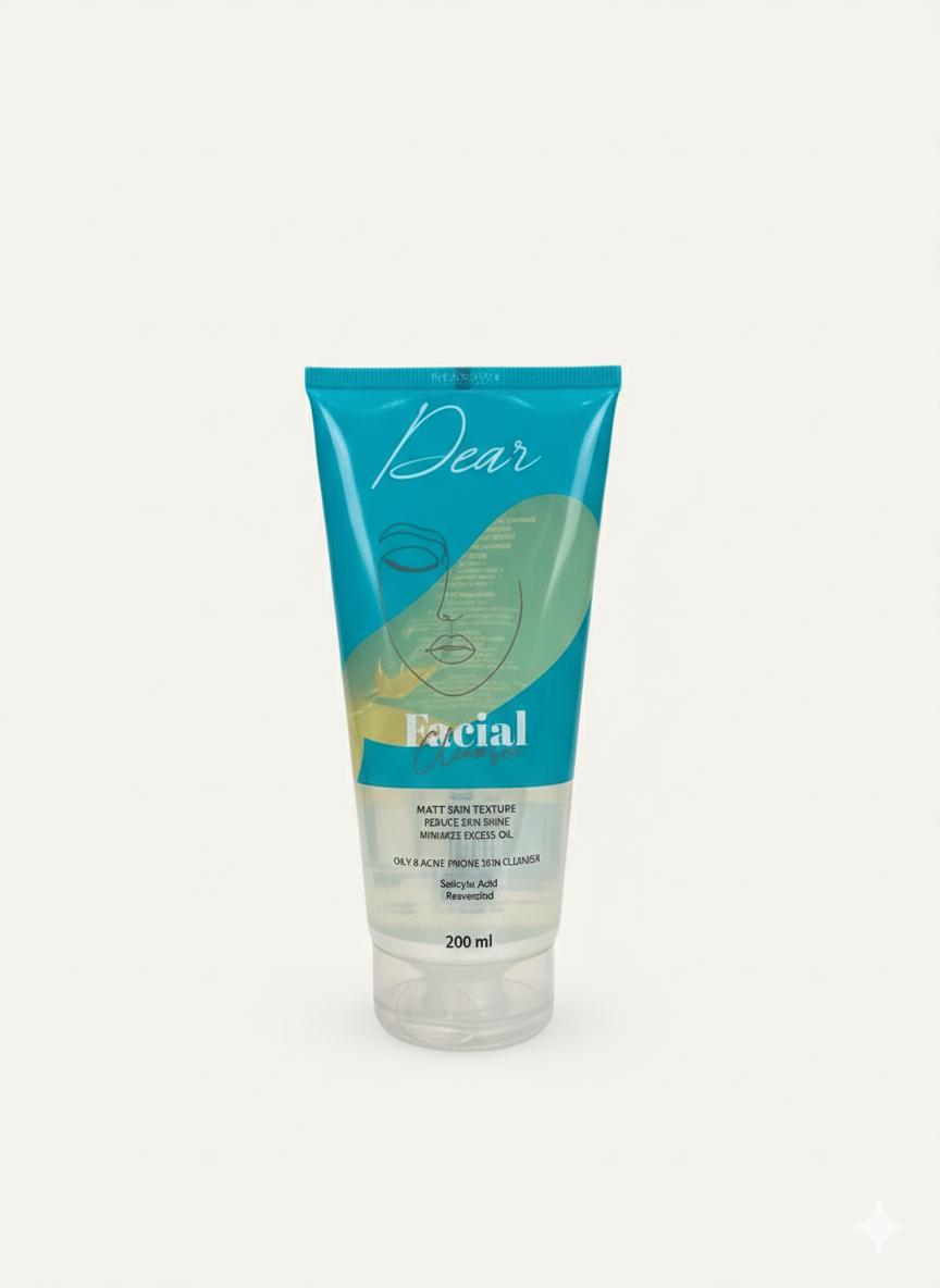 Dear Facial Cleanser For Oily & Acne Prone Skin 200ML