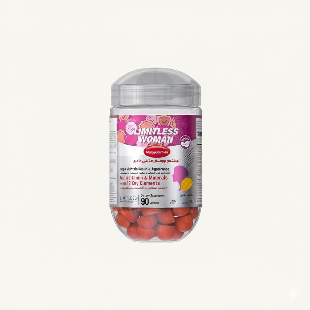 Limitless Woman Multi Gummies Jar - Mango