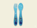 Bubbles spoon & fork (rose)