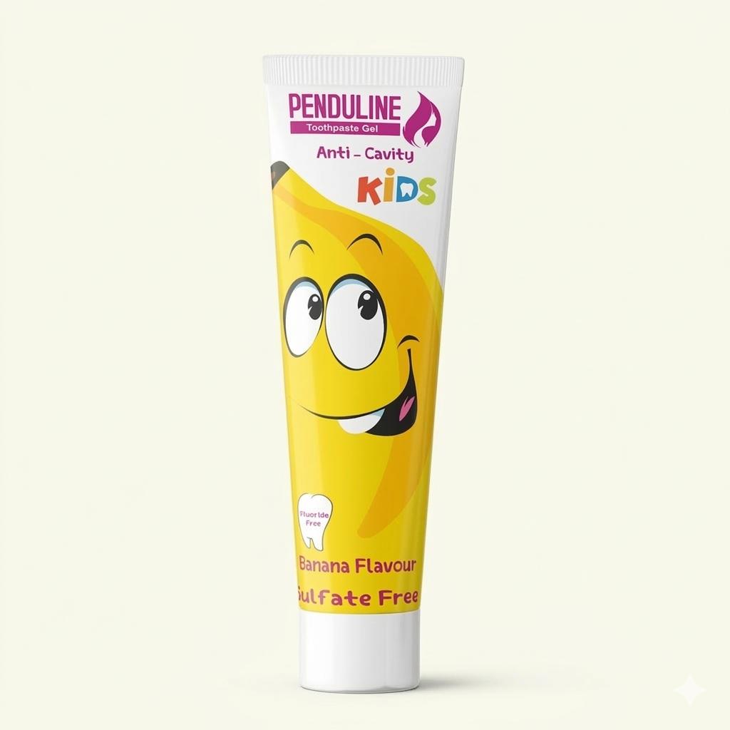Penduline Kids Banana Toothpaste Anti-Cavity Gel – 75 ml