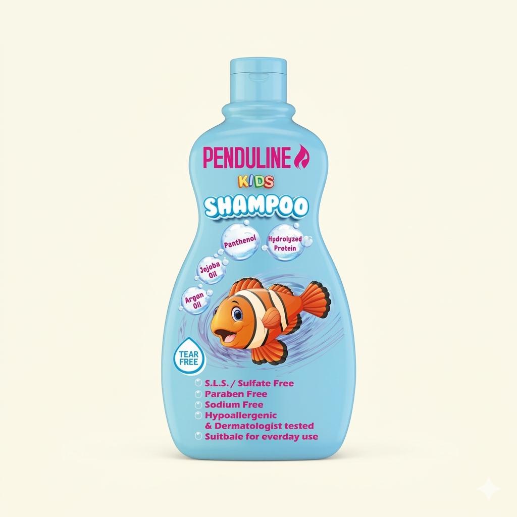 Penduline Kids Shampoo Blue (For Dry Hair) 250ml