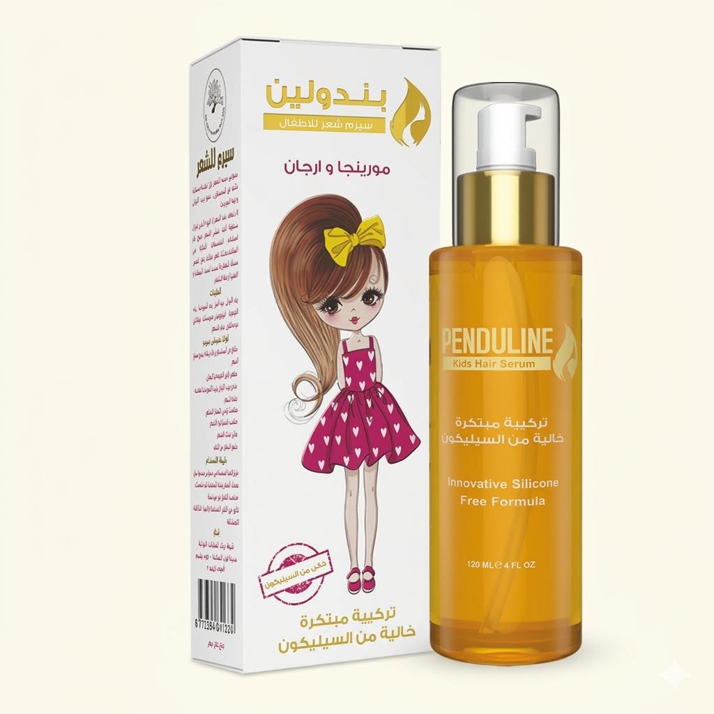 Penduline kids Hair Serum with Argan & Moringa (Silicone Free) – 60 ml