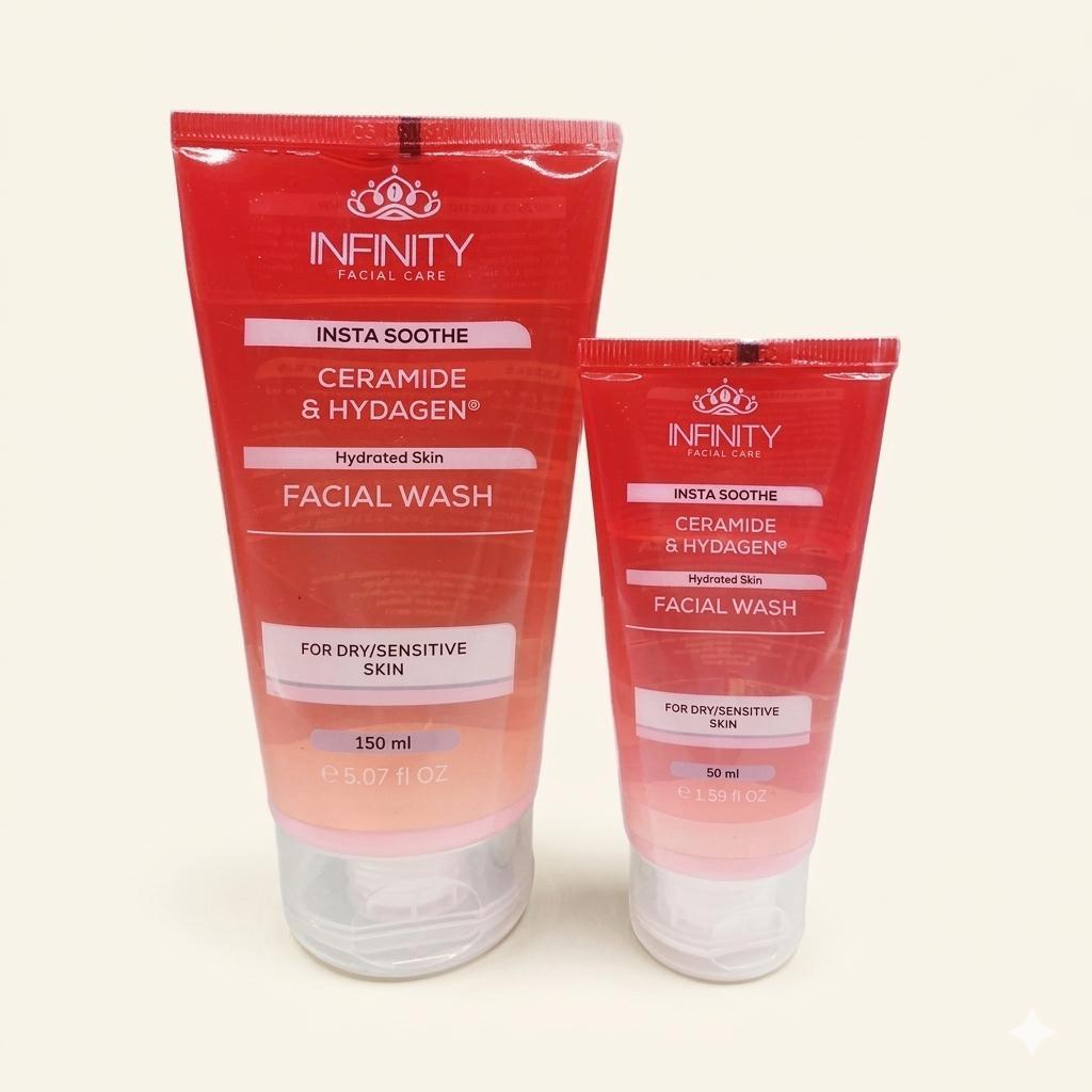 Infinity Facial Care Insta Soothe Facial Wash 1+1 Free