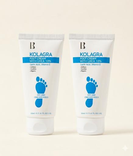 Kolagra Foot Cream (1+1) 50ml + 50ml