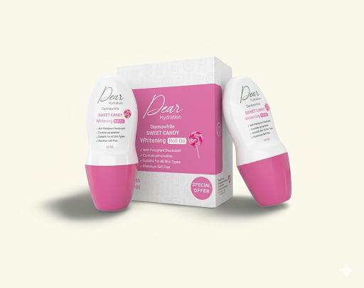 Dear Whitening Roll On Sweet Candy 60 ml 1+1