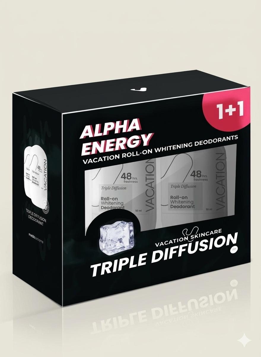 Vacation Triple Diffusion Whitening Deodorant 50 ml 1+1