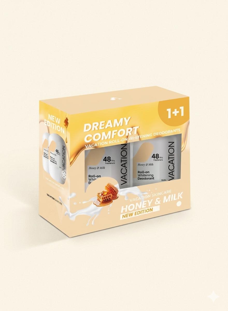 Vacation Pina Colada Whitening Deodorant Roll On (1+1) - 50ml