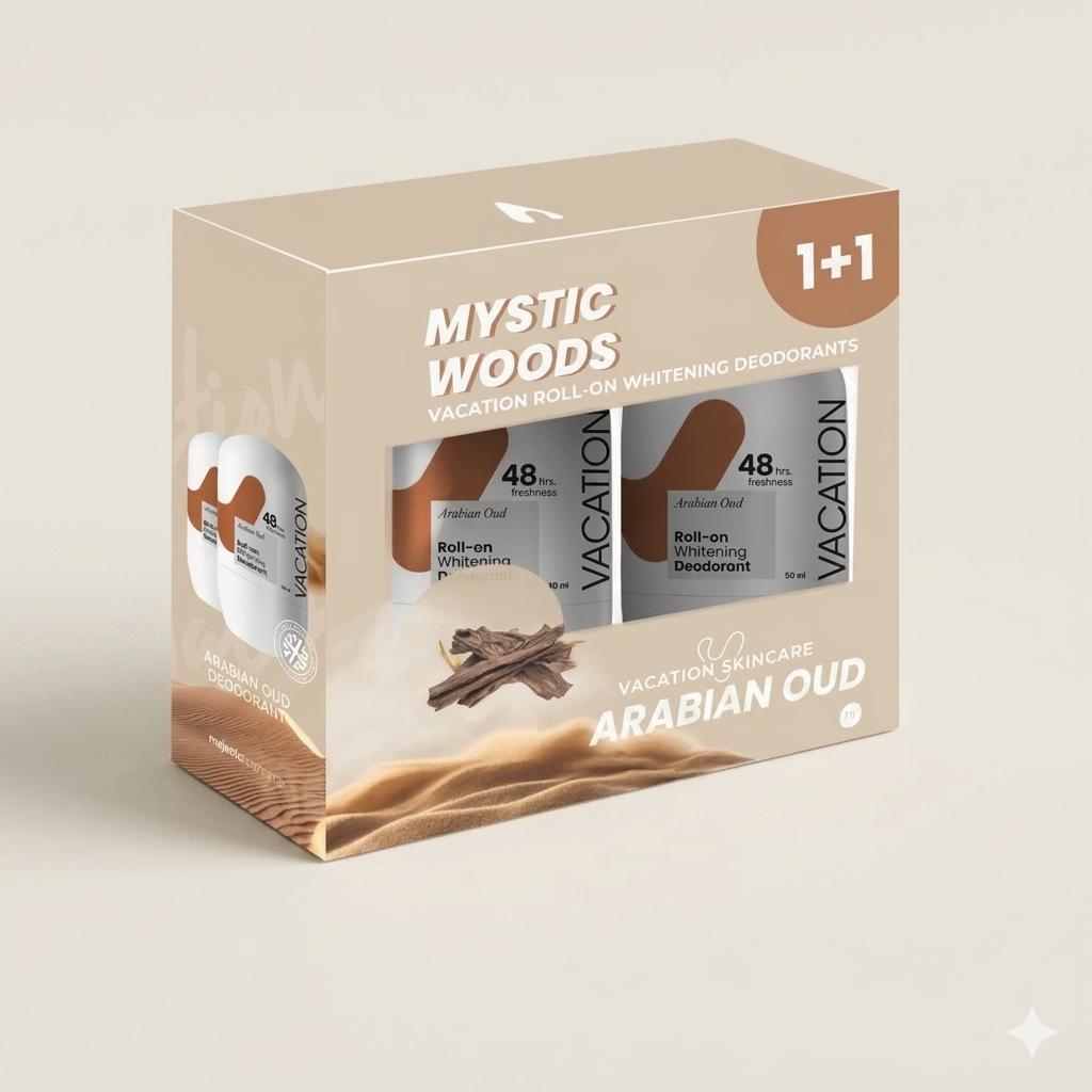 Vacation Arabian Oud Whitening Deodorant 50 ml 1+1