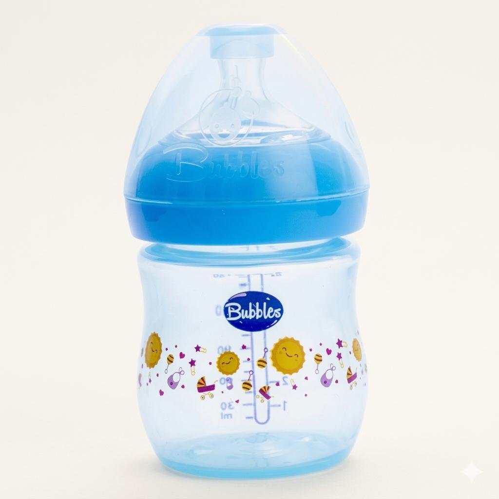 Bubbles Natural feeding bottle 150ml White