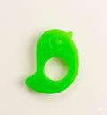 Bubbles baby green teether bird